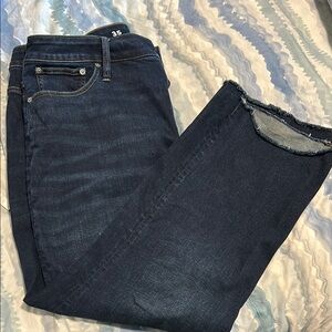 J Crew Curvy Kick Out Jeans with Raw Hem size 20